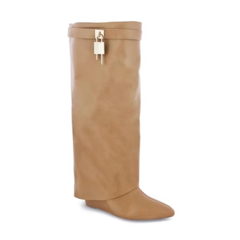 Beige Liliana Mutto Boots